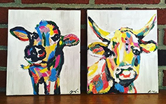 Cow imagery painting Cow imagery painting