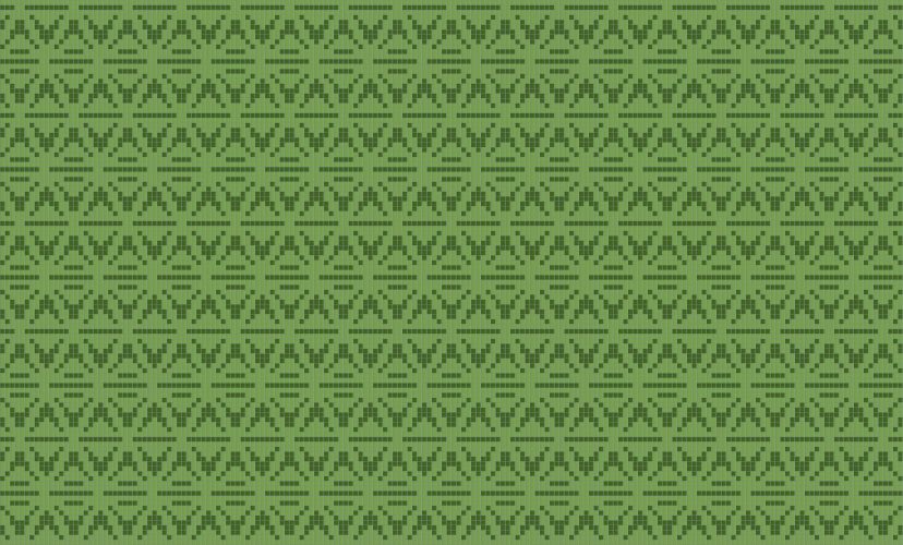 artaic-green-repeating-wigwam-