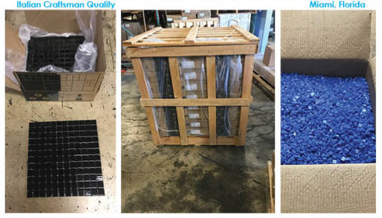 Warehouse Sale Vitreous Glass and Glazed Porcelain Tile